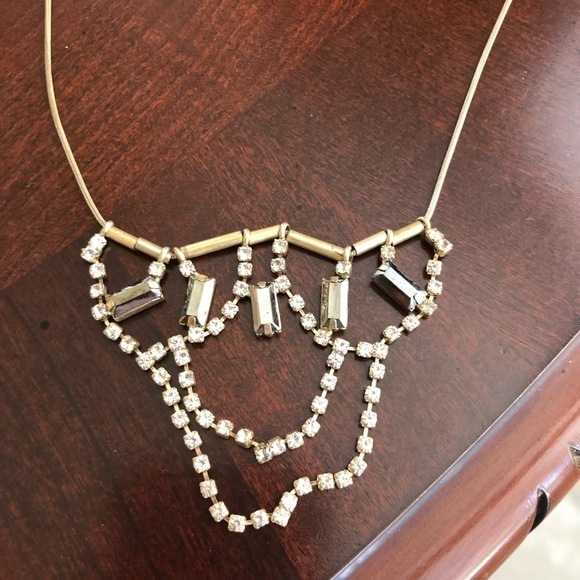 Vintage Rhinestone Adjustable NecklCe - Picture 1 of 3